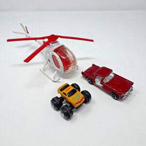 Lot of 3 Vintage Toys Rumble Zylmex T-Bird Die Cast Helicopter Please Read
